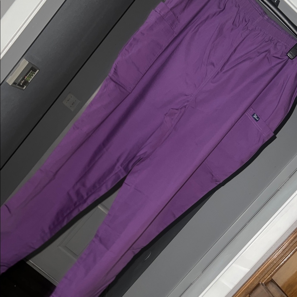 NWOT Tafford Purple Elastic Waist Scrub Pants